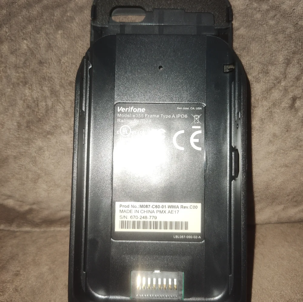 Verifone E355 Frames Type A IPO6 for Apple iPod M087-C60-01-WWA